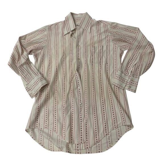 No Brand Other - Vintage Patterned Button Down Top